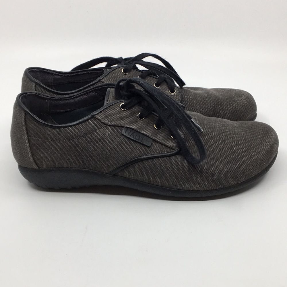 Naot Tiaki Gray Lace Up Sneaker Women's Size 7 EU 38